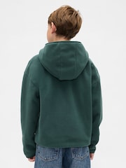 Gap Green VintageSoft Logo Zip Hoodie (4-13yrs) (4-13yrs) - Image 2 of 5
