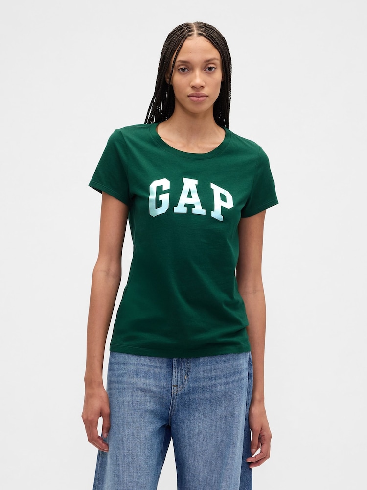 Gap Green Logo T-Shirt - Image 1 of 5