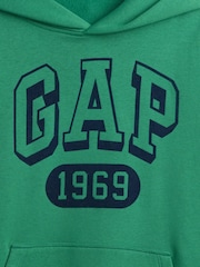 Gap Green Vintage Soft Logo Hoodie (4-13yrs) (4-13yrs) - Image 2 of 2