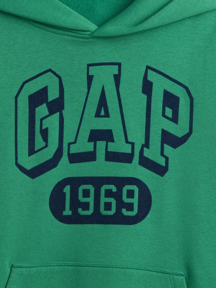 Gap Green Vintage Soft Logo Hoodie (4-13yrs) (4-13yrs) - Image 2 of 2