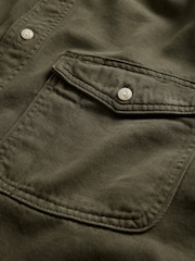 Gap Brown UltraSoft Denim Relaxed Shirt - Image 4 of 4