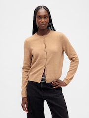 Gap Beige Soft Touch Crop Cardigan - Image 1 of 4