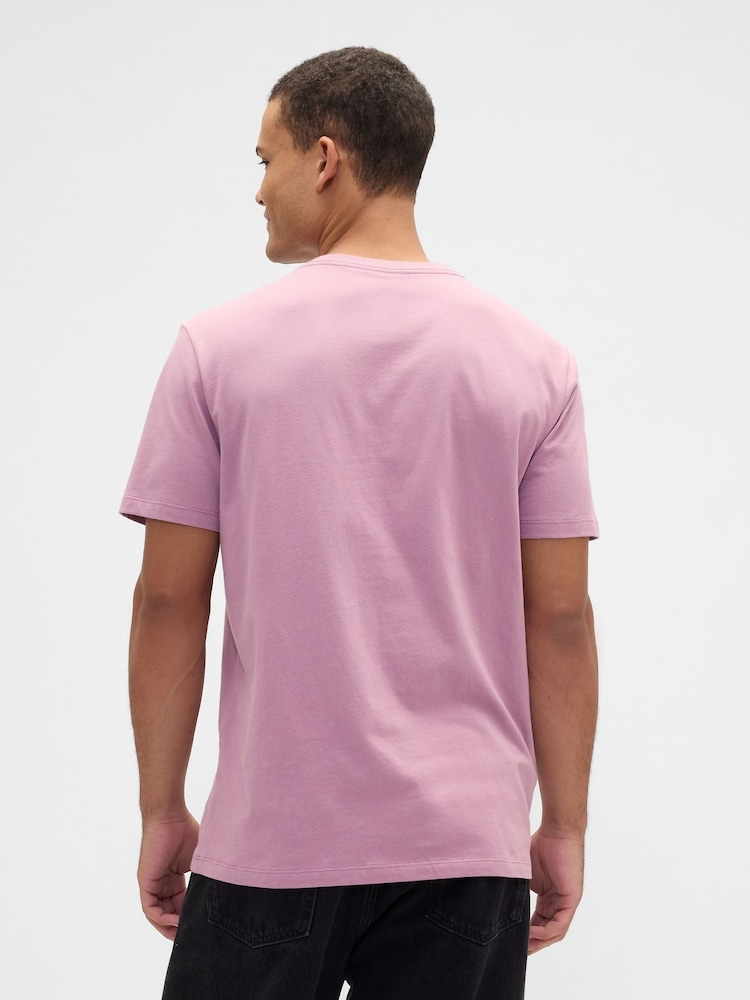 Gap Pink Everyday Soft Crew Neck T-Shirt - Image 2 of 5