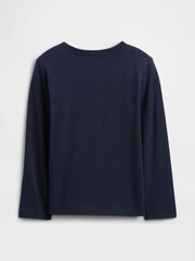 Gap Navy Blue Graphic T-Shirt (6mths-5yrs) (6mths-5yrs) - Image 2 of 3