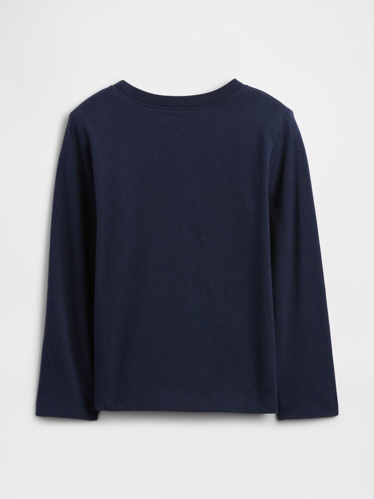 Gap Navy Blue Graphic T-Shirt (6mths-5yrs) (6mths-5yrs) - Image 2 of 3
