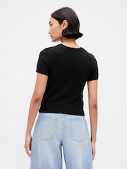 Gap Brown Soft Touch Stretch T-Shirt - Image 2 of 5