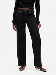 Gap Black Low Waisted '90s Loose Jeans - Image 1 of 5