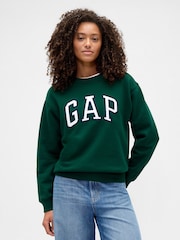 Verde oscuro - Suéter con logo y corte holgado de Gap - Imagen 1 de 4