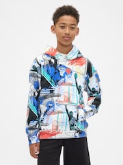 Gap Vintage Soft Relaxed Graphic Hoodie (4-13yrs) (4-13yrs) - Imagen 1 de 5
