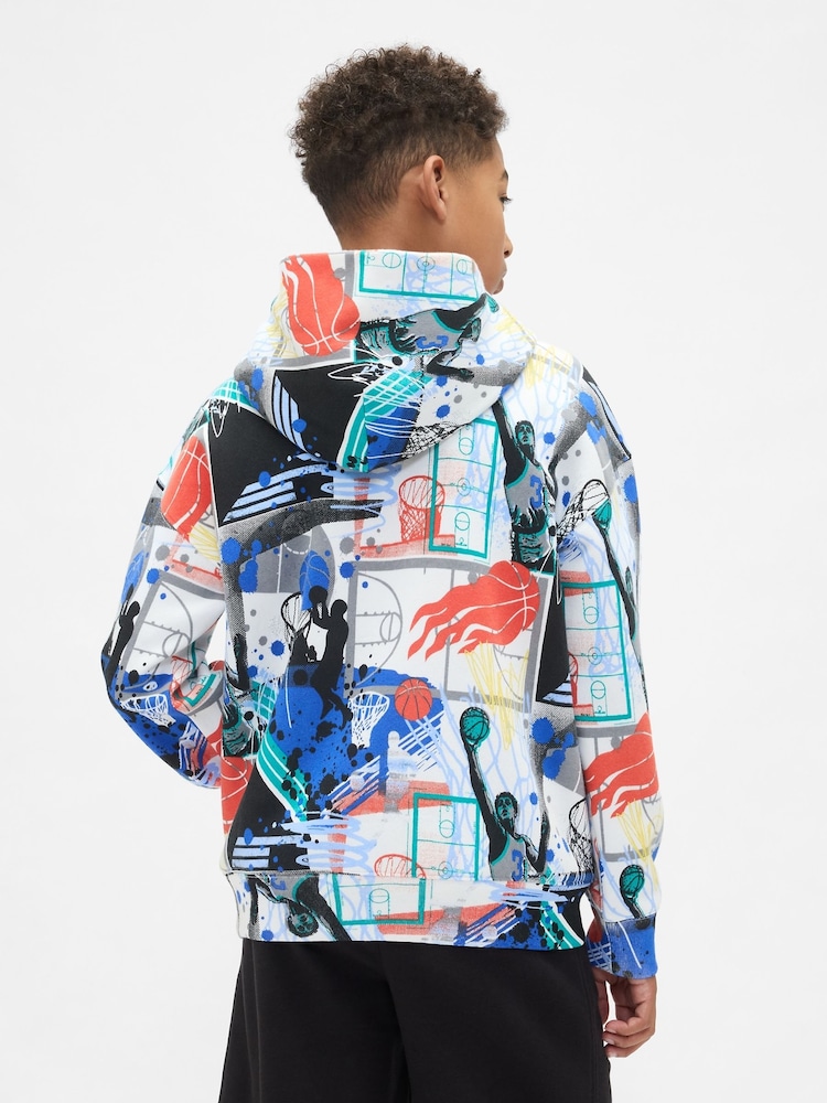 Gap Vintage Soft Relaxed Graphic Hoodie (4-13yrs) (4-13yrs) - Imagen 2 de 5