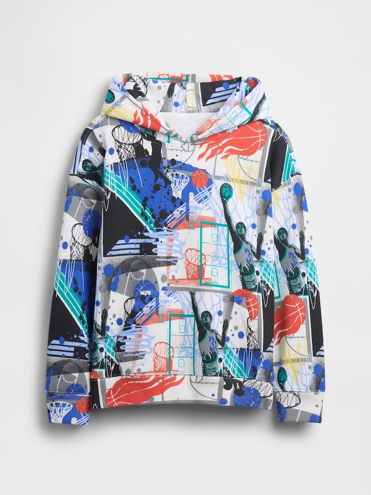 Gap Vintage Soft Relaxed Graphic Hoodie (4-13yrs) (4-13yrs) - Image 4 of 5