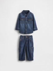 Gap Blue Denim Outfit Set (0-24mths) - Image 1 of 2