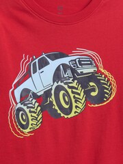Gap Red Graphic Crew Neck Short Sleeve T-Shirt (6mths-5yrs) (6mths-5yrs) - Image 3 of 3