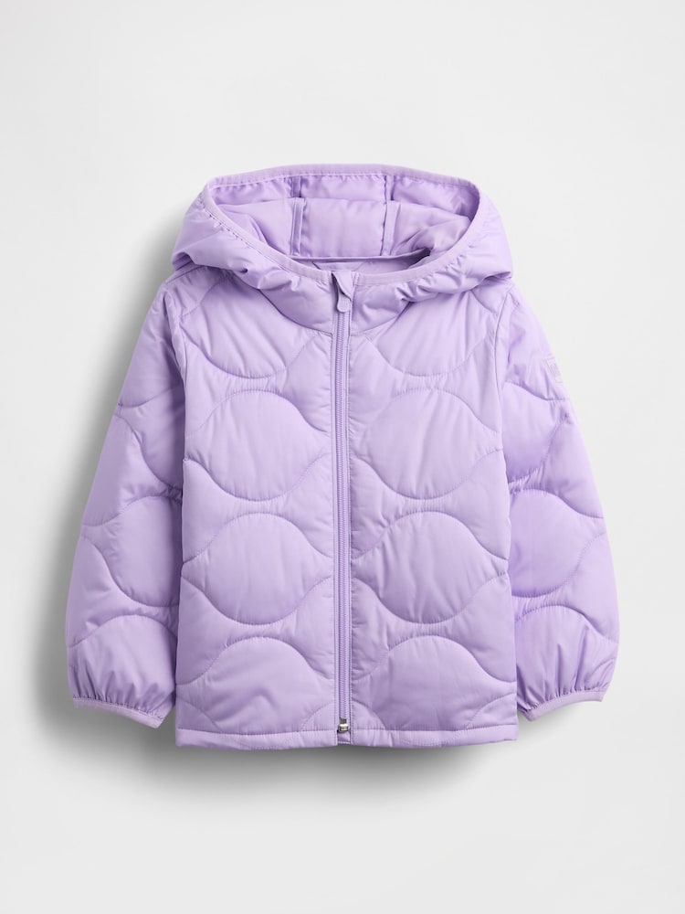 Gap Purple Cold Control Puffer Jacket (6mths-5yrs) - Image 1 of 3 Gap Purple Cold Control Puffer Jacket (6mths-5yrs) - Image 1 of 3