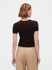 Gap Black Soft Touch Stretch T-Shirt - Image 2 of 4