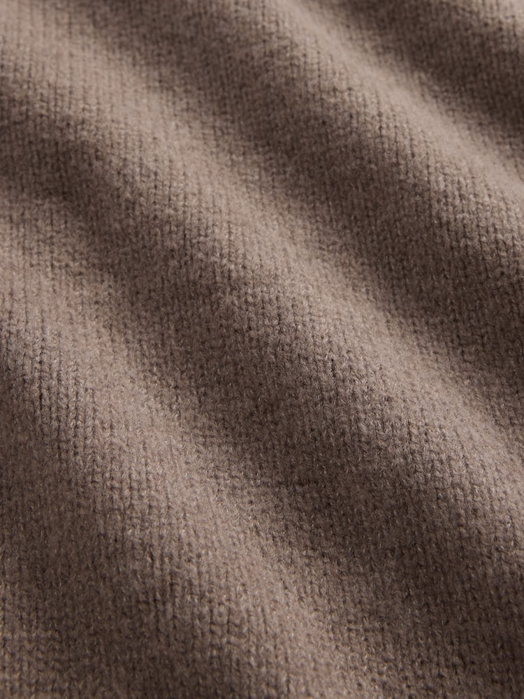 Gap Brown Oversized Soft Touch V-Neck Sweatshirt - Image 2 of 2 Gap Brown Oversized Soft Touch V-Neck Sweatshirt - Image 2 of 2