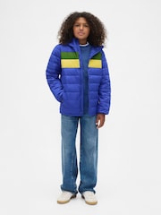 Gap Blue Cold Control Puffer Jacket (4-13yrs) (4-13yrs) - Image 3 of 5