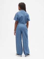 Gap Blue Denim Jogger Jumpsuit (4-13yrs) - Image 2 of 4