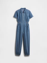 Gap Blue Denim Jogger Jumpsuit (4-13yrs) - Image 3 of 4