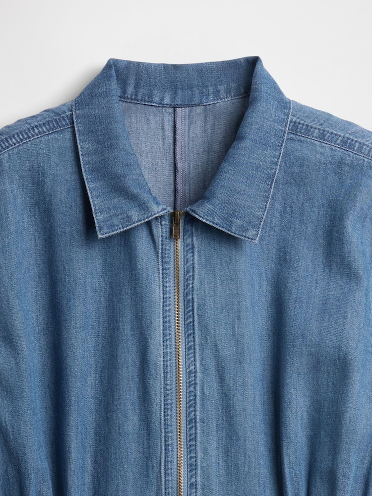 Gap Blue Denim Jogger Jumpsuit (4-13yrs) - Image 4 of 4