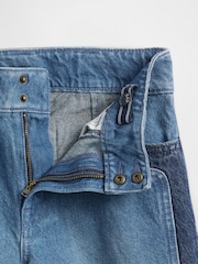 Gap Blue High Waisted Stride Wide-Leg Ankle Jeans (5-13yrs) (5-13yrs) - Image 5 of 5