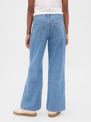 Gap Blue Low Waisted Stride Wide Leg Jeans (5-13yrs) (5-13yrs) - Image 2 of 5