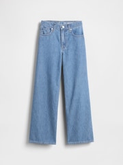 Gap Blue Low Waisted Stride Wide Leg Jeans (5-13yrs) (5-13yrs) - Image 4 of 5