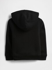 Gap Black Logo Sherpa Zip Hoodie (6mths-5yrs) (6mths-5yrs) - Image 2 of 3