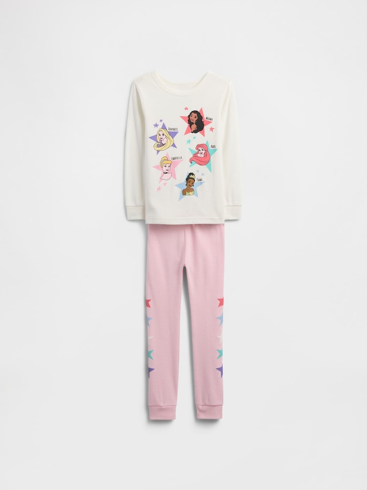 Gap White Disney Princess Cotton Pyjamas Set (6mths-5yrs) (6mths-5yrs) - Image 1 of 3 Gap White Disney Princess Cotton Pyjamas Set (6mths-5yrs) (6mths-5yrs) - Image 1 of 3