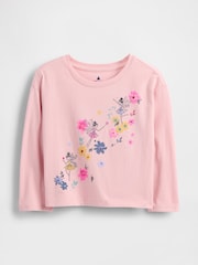 Gap Pink Mix and Match Graphic T-Shirt (6mths-5yrs) - Image 1 of 2