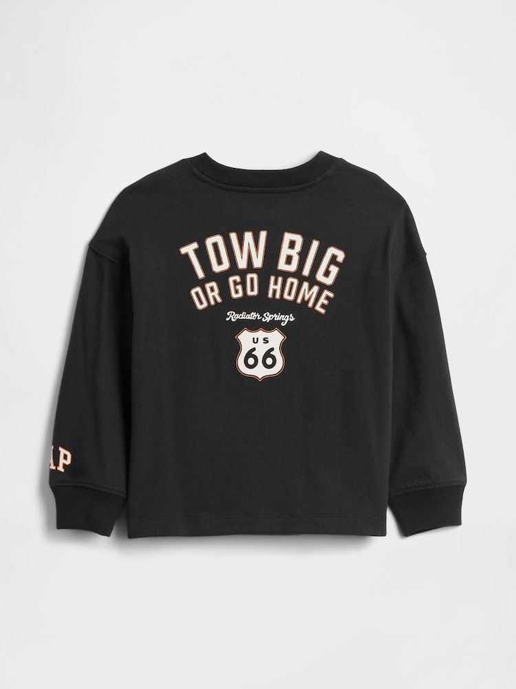 Gap Black Disney Cars Graphic Sweatshirt (6mths-5yrs) (6mths-5yrs) - Image 2 of 2