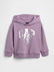 Gap Purple Disney Relaxed Logo Hoodie (6mths-5yrs) (6mths-5yrs) - Image 1 of 3