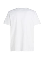 Calvin Klein White Monogram logo T-Shirt - Image 6 of 6