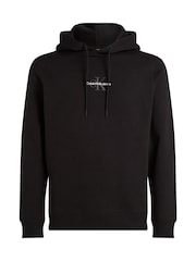 Calvin Klein Black Monologo Hoodie - Image 5 of 6