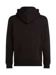 Calvin Klein Black Monologo Hoodie - Image 6 of 6