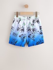White/Blue Sonic Swim Shorts (3-16yrs) - Image 2 of 4