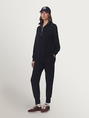 Varley Blue Half Zip Hawley Sweatshirt - Image 6 of 13