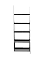 Actona Black Wally Bookcase with 5 Shelves - Image 3 of 5