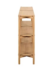 Actona Black Oak Braidwood Low Bookcase with 4 Shelves - Image 3 of 3