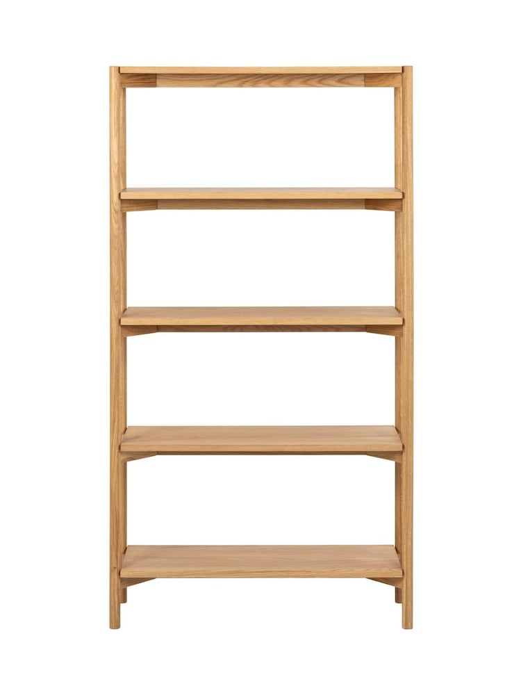 Actona Oak Braidwood Bookcase with 4 Shelves - Image 1 of 2