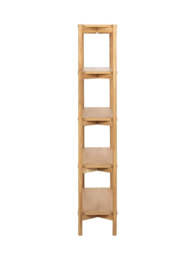 Actona Oak Braidwood Bookcase with 4 Shelves - Image 2 of 2