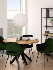 Actona Black Newcastle Tall Bookcase with 5 Shelves - Image 2 of 6
