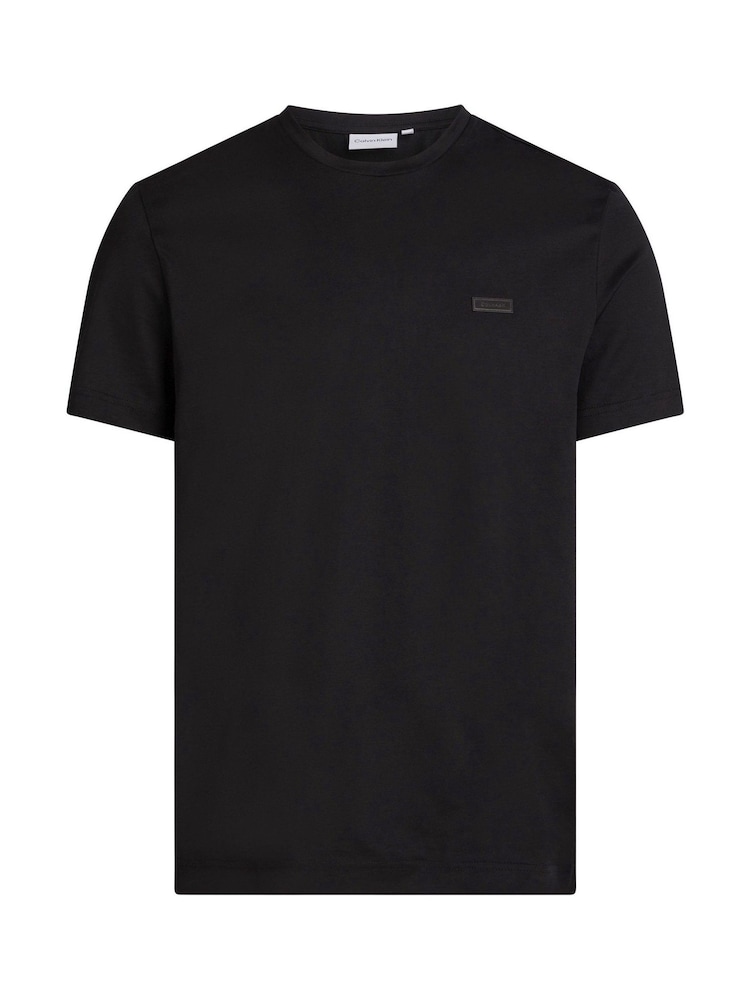 Calvin Klein Black Cotton T-Shirt - Image 2 of 5