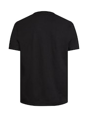 Calvin Klein Black Cotton T-Shirt - Image 3 of 5