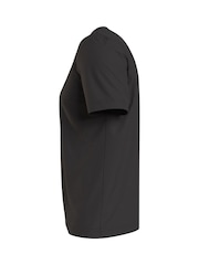 Calvin Klein Black Cotton T-Shirt - Image 4 of 5