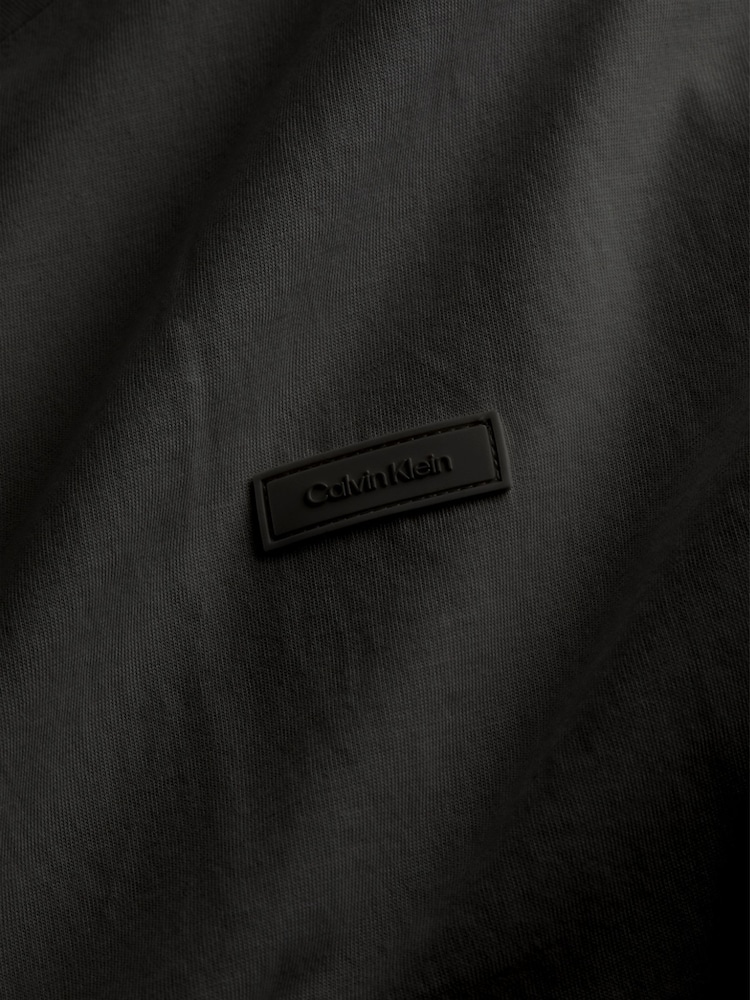 Calvin Klein Black Cotton T-Shirt - Image 5 of 5