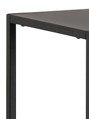 Actona Black Newcastle Asymmetrical Bookcase with 3 Shelves - Image 5 of 6
