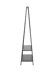 Actona Black Seaford Clothes Rack with 2 Shelves - Image 4 of 5