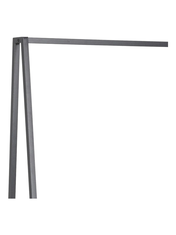 Actona Black Seaford Clothes Rack with 2 Shelves - Image 5 of 5