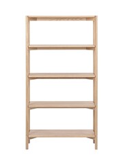 Actona Black Oak Braidwood Tall Bookcase with 4 Shelves - Image 2 of 2